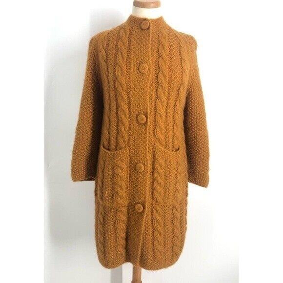 Cardigan Sweaters Mustard Yellow Chunky Cardigan Cardigan Sweaters